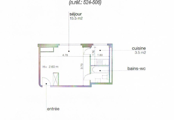 Studio-Rue Sismondi - 1201 Genève